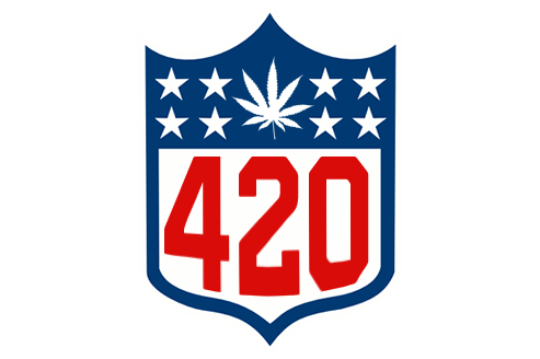 NFL Smoking Weed Logo fabric transfer
